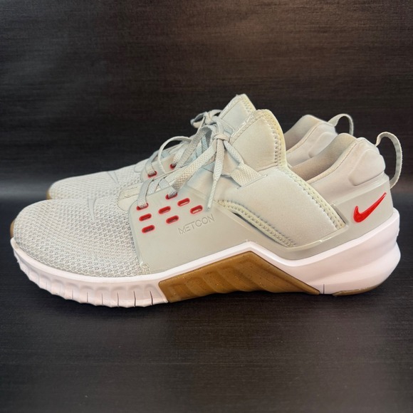 Nike Free Metcon 2 AQ8306-061 Gray Red Training Gym Shoes Mens Size 11.5 Trainer